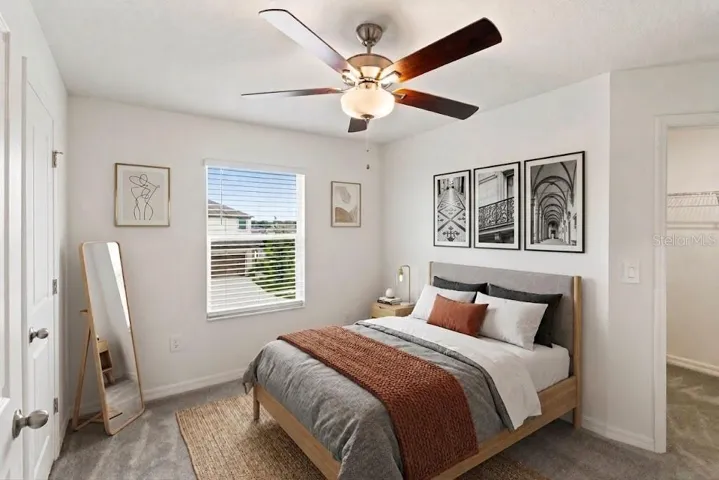 Staged Bedroom