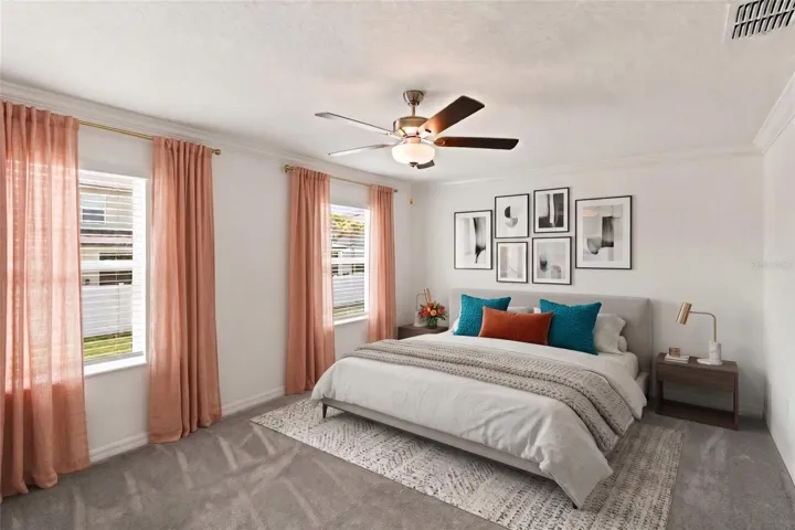 Staged Bedroom