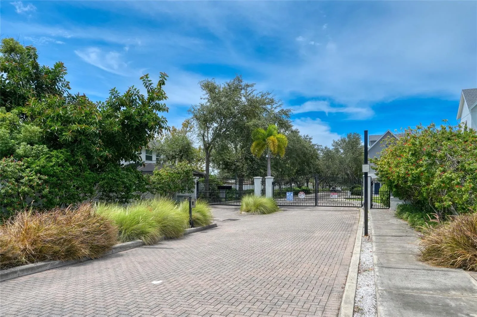 Legacy Park Gated Entrance off Manhattan Ave
