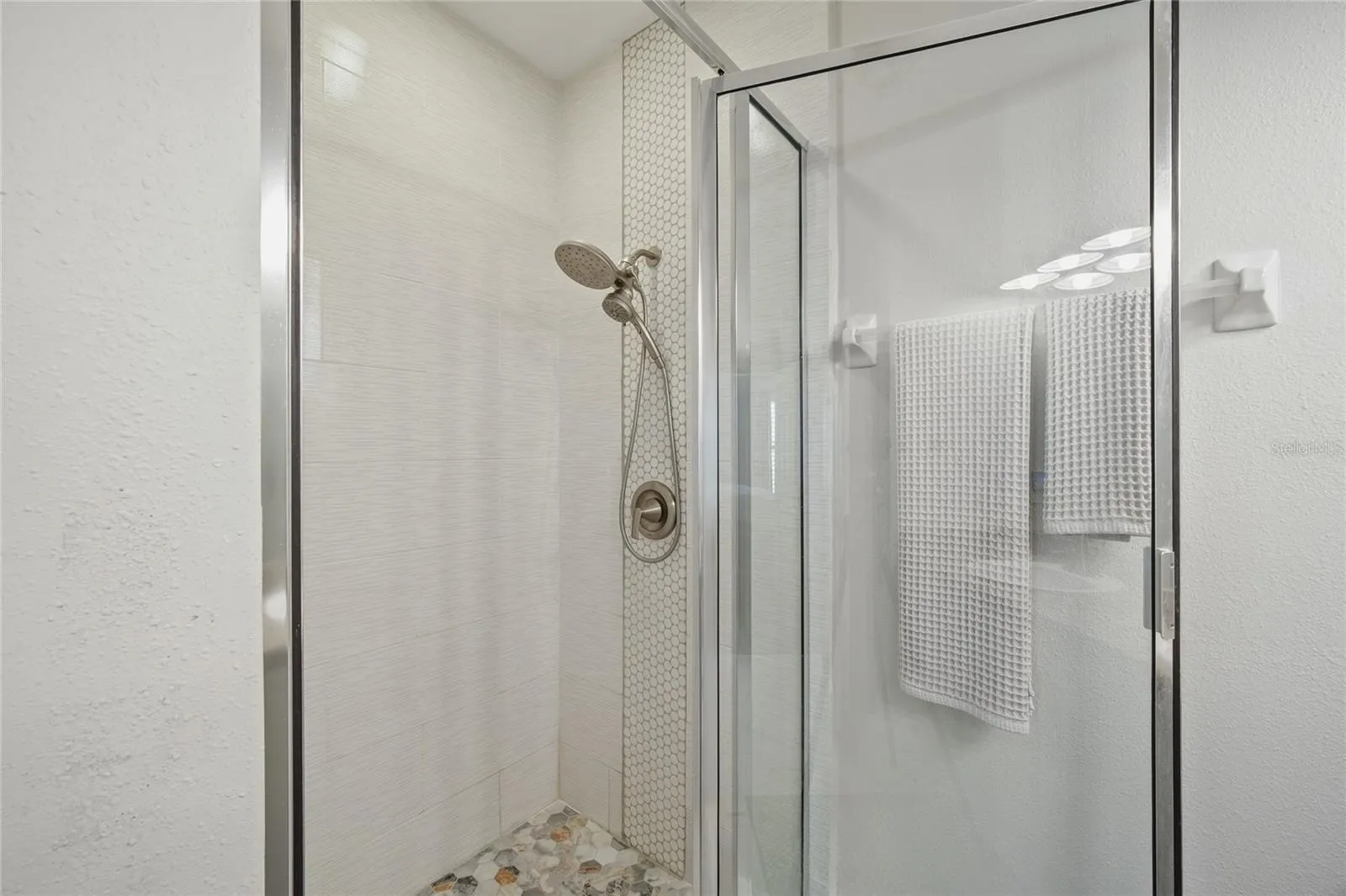 Spa-like Primary Bath - Updated Shower and Tile Flooring