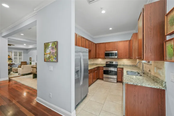 Kitchen - Abundance of Wood Cabinetry and Granite Countertops