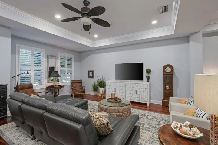 Living Room  - Plantation Shutters