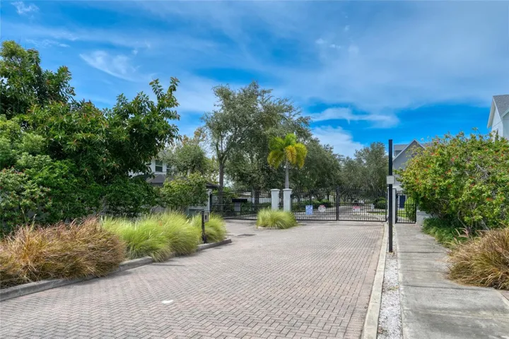 Legacy Park Gated Entrance off Manhattan Ave