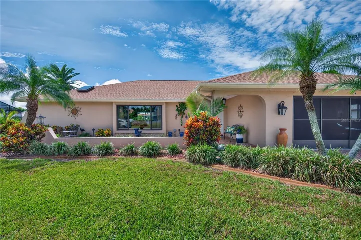 Front Elevation w/patio