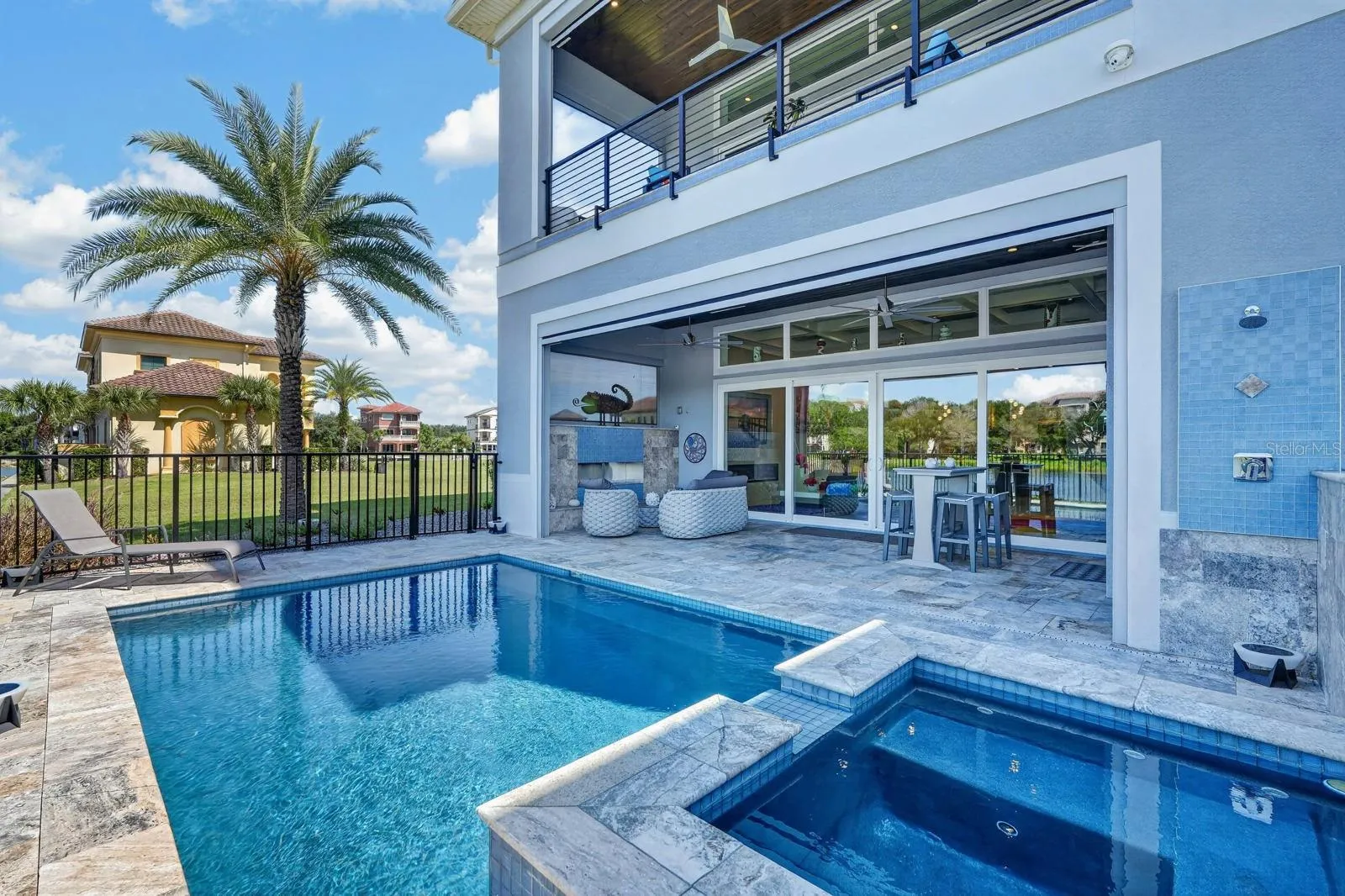 Direct Intracoastal living with a heated saltwater pool &amp; spa, two waterfalls and premium pool equipment..all remotely operated.