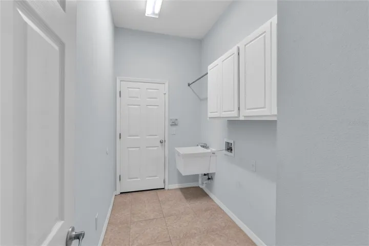 Laundry Room with Tub Sink