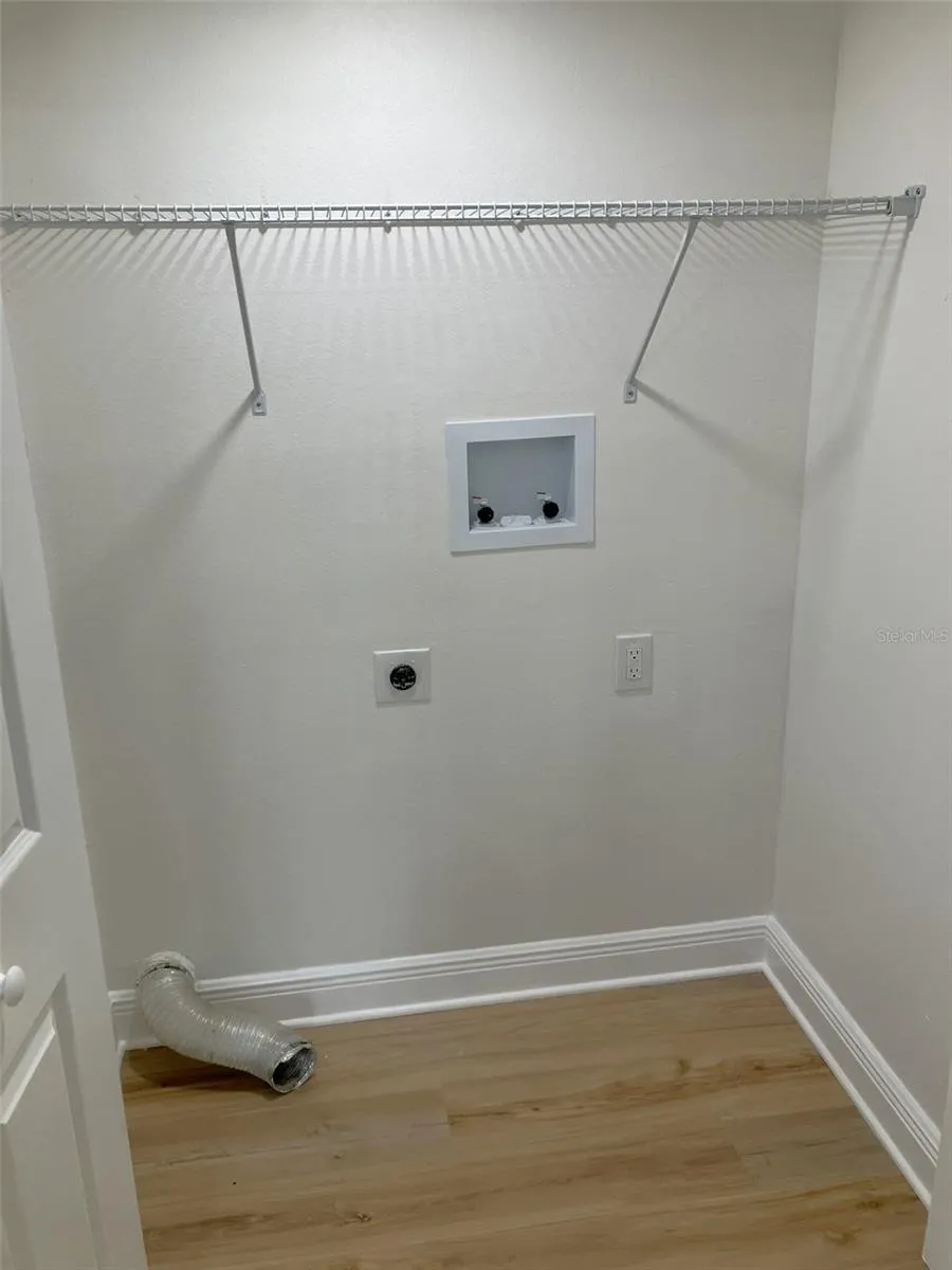 Inside Laundry Closet