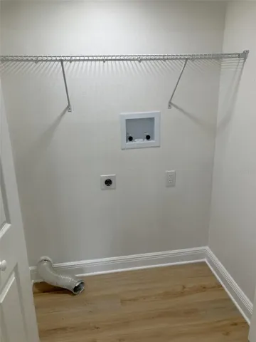 Inside Laundry Closet