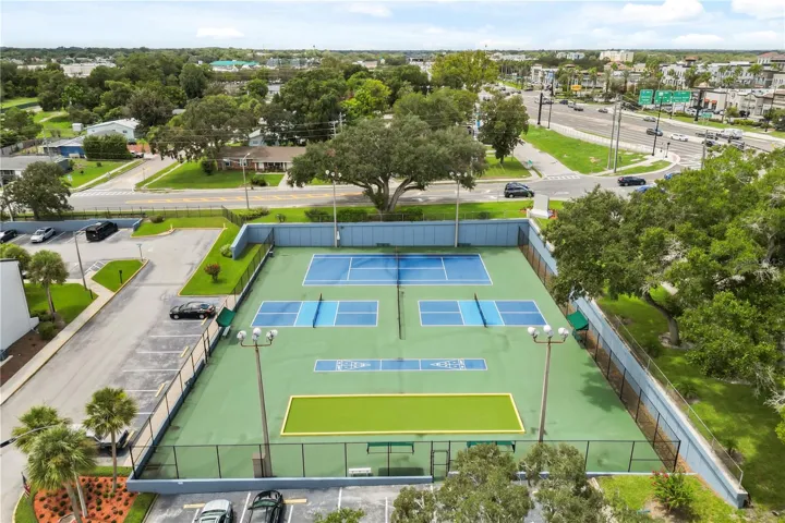 Tennis, pickleball and shuffle board
