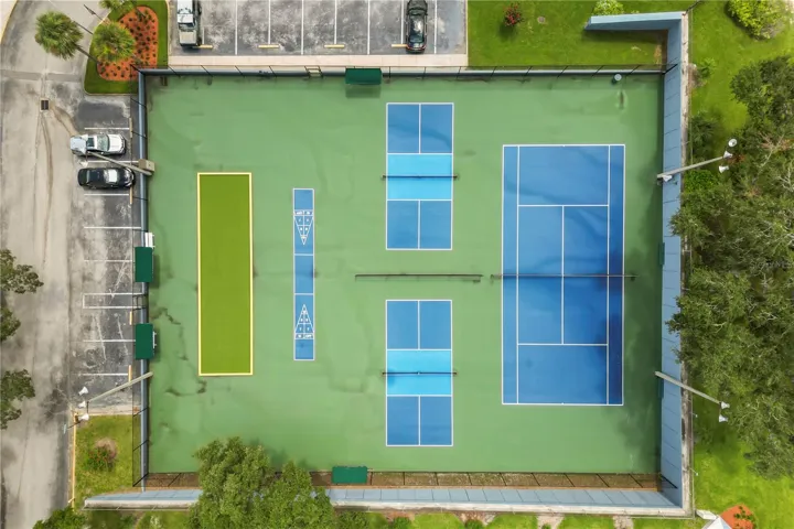Tennis, pickleball and shuffle board