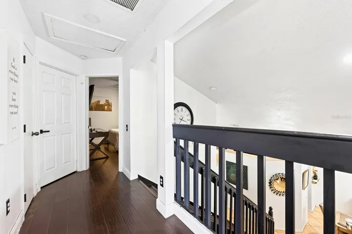 Up the beautiful staircase, you'll find three additional Bedrooms and another full Bathroom.