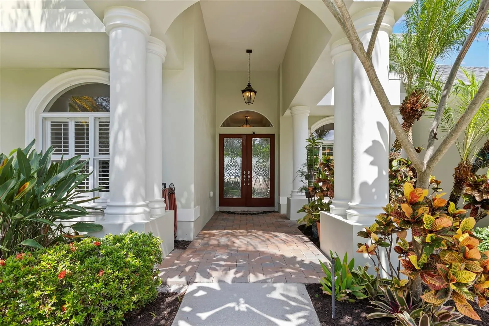 Inviting Covered Entryway