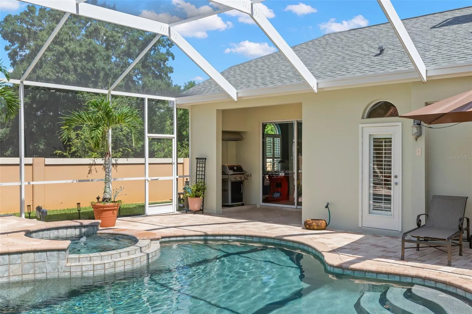 Access the Pool area from the Game/Bonus Room
