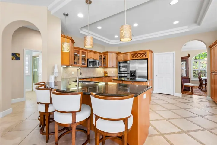 Stainless Steel Appliances and Granite Countertops