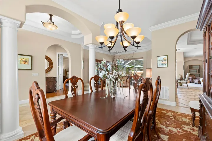 Convenient Access to the Kitchen from the Dining Room makes Entertaining a Breeze