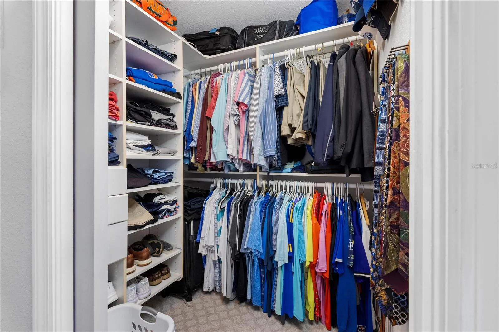 His "Walk-in Closet"