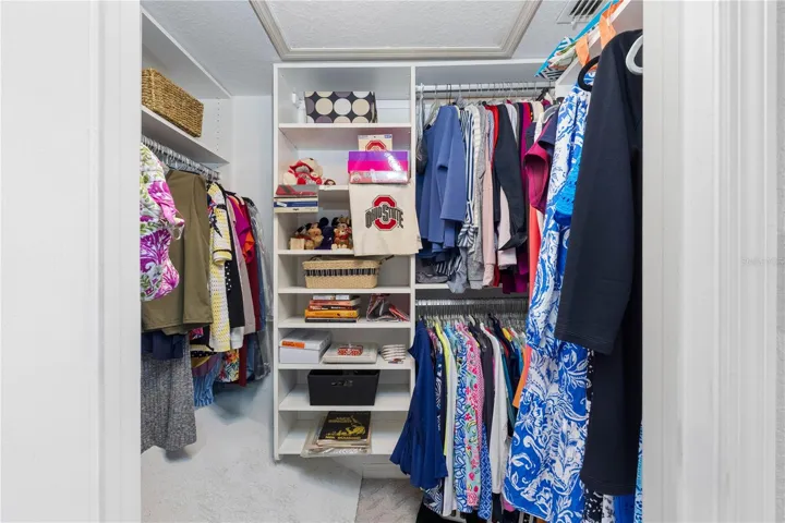 "Hers" Walk-in closet