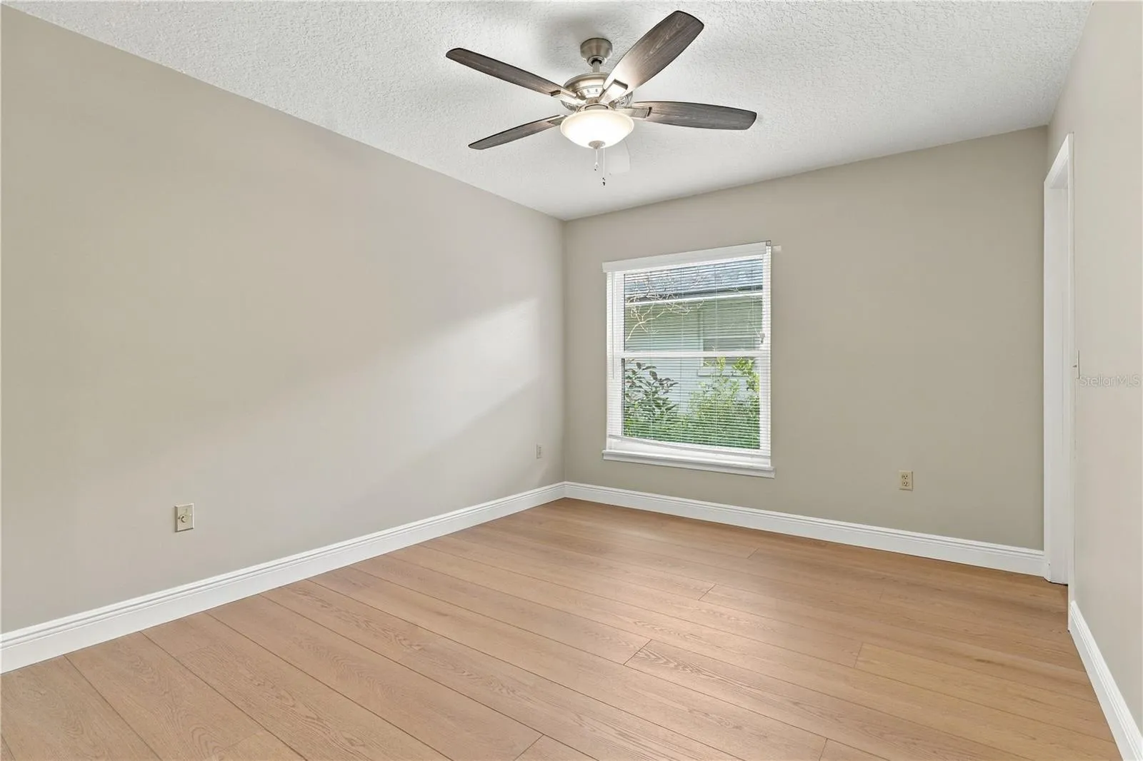 Spacious third bedroom.