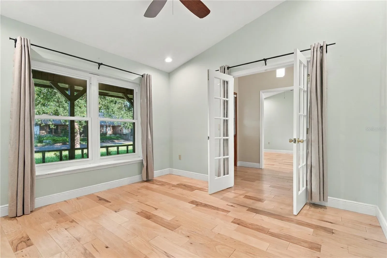 Additional view of dining room space.