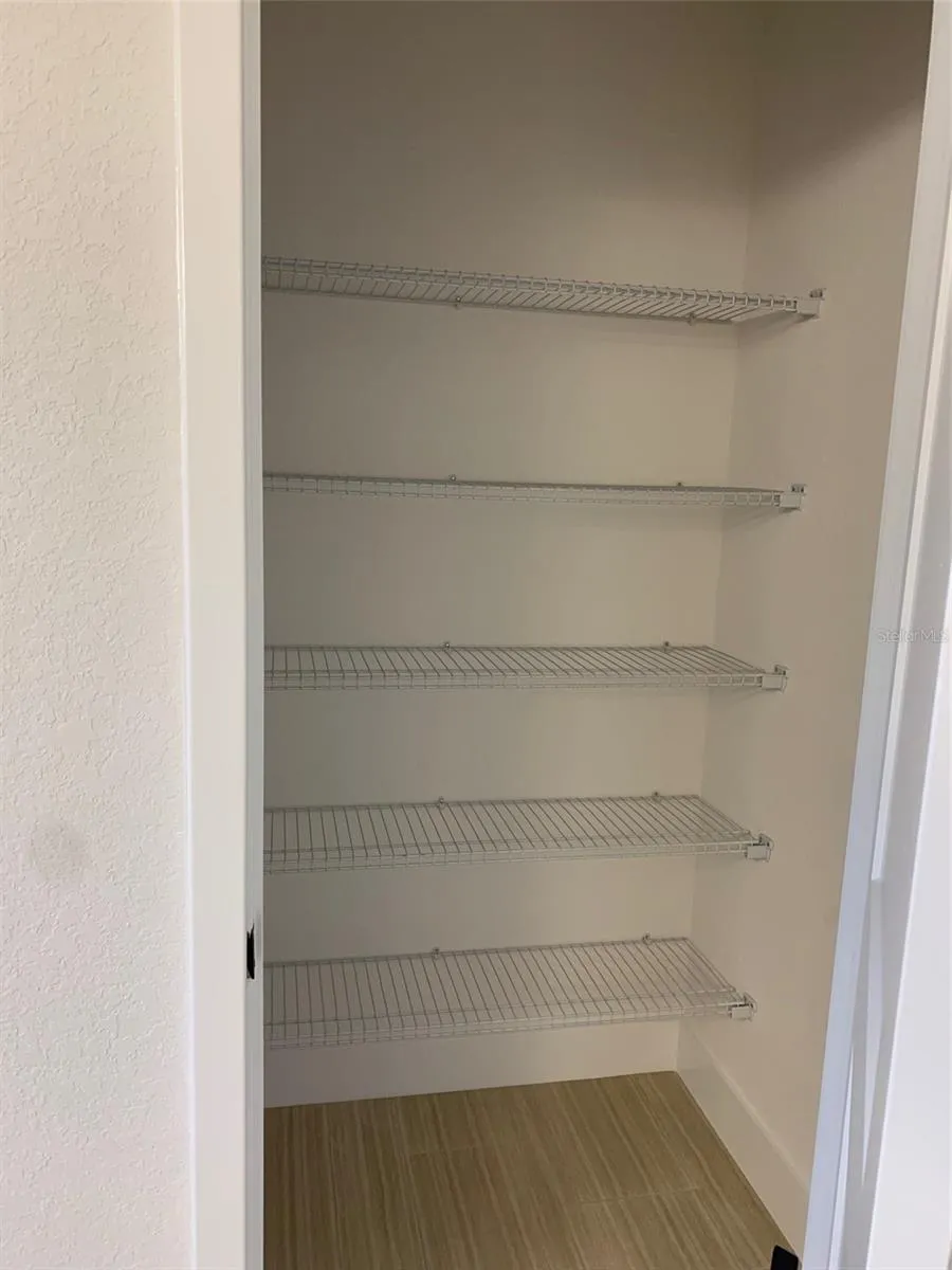 Linen closet in owners bath
