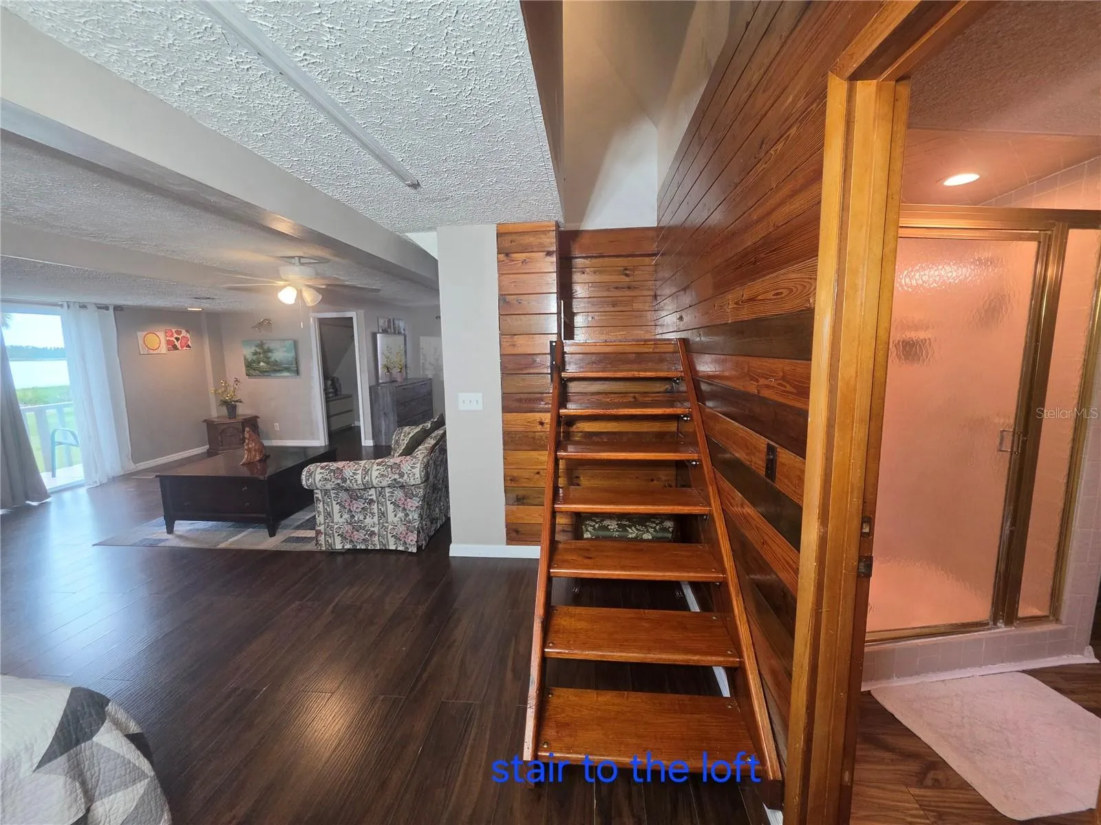 Stair way to loft