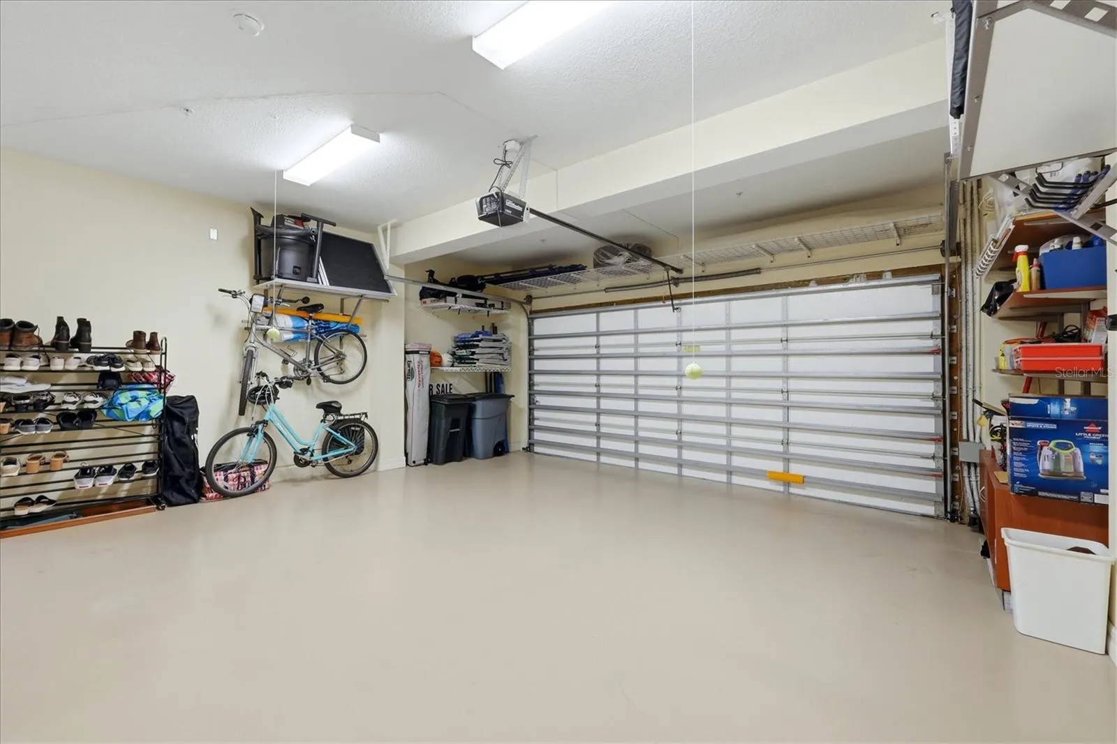Garage with Epoxy Flooring