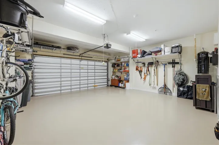 Garage with Epoxy Flooring