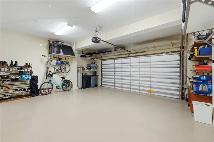 Garage with Epoxy Flooring