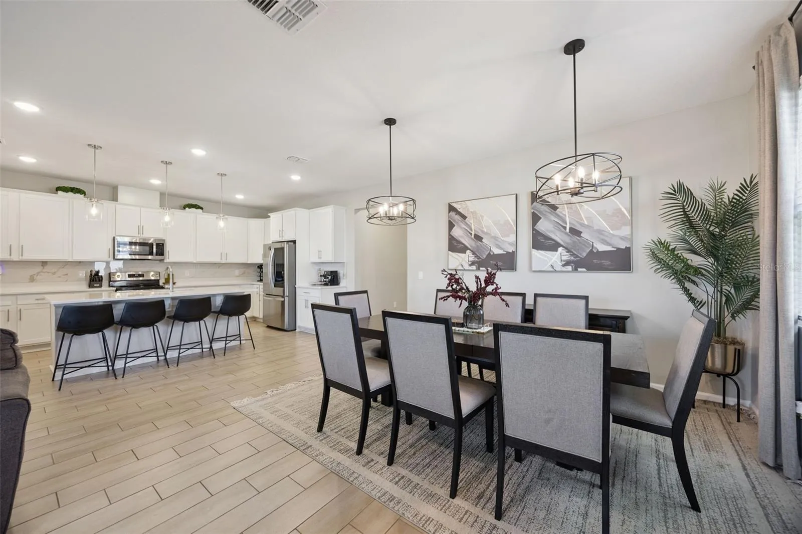 Living Room overlooking the kitchen