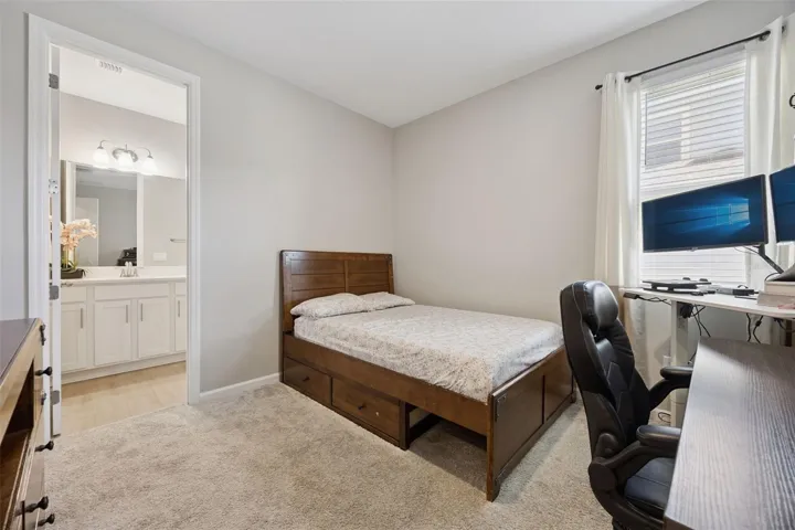 Bedroom with ensuite bathroom