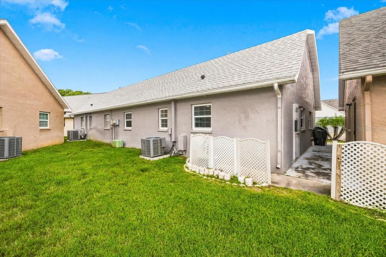 Back of the home