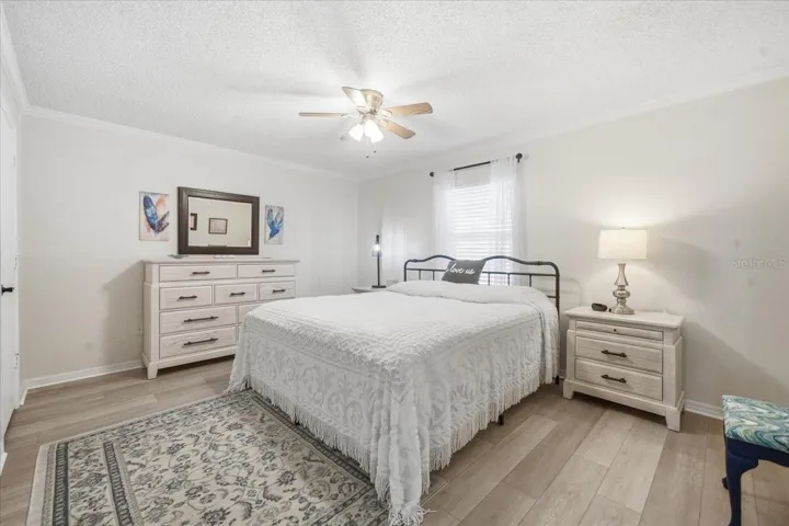 primary bedroon with king size bed
