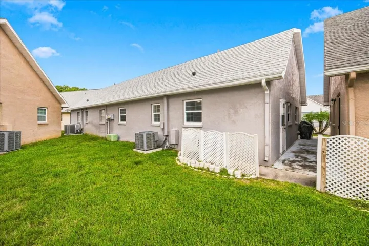Back of the home
