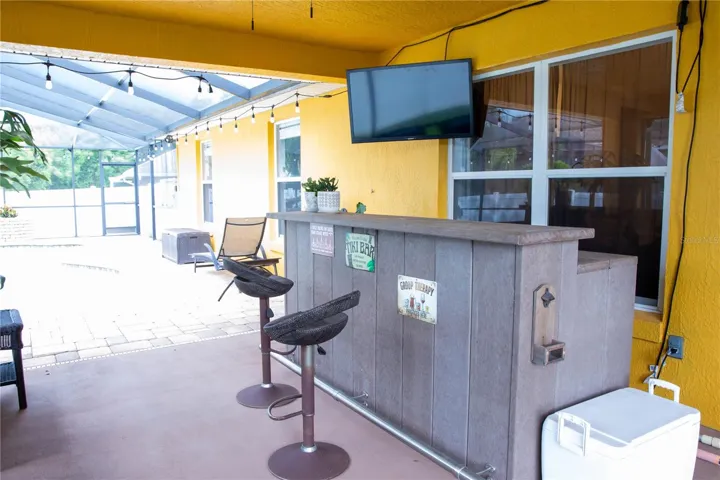 Covered Lani with Entertainment Bar