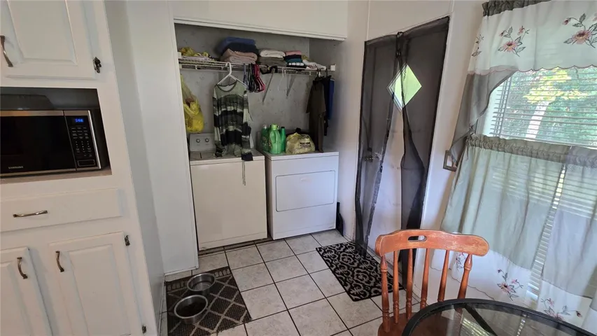 Laundry closet