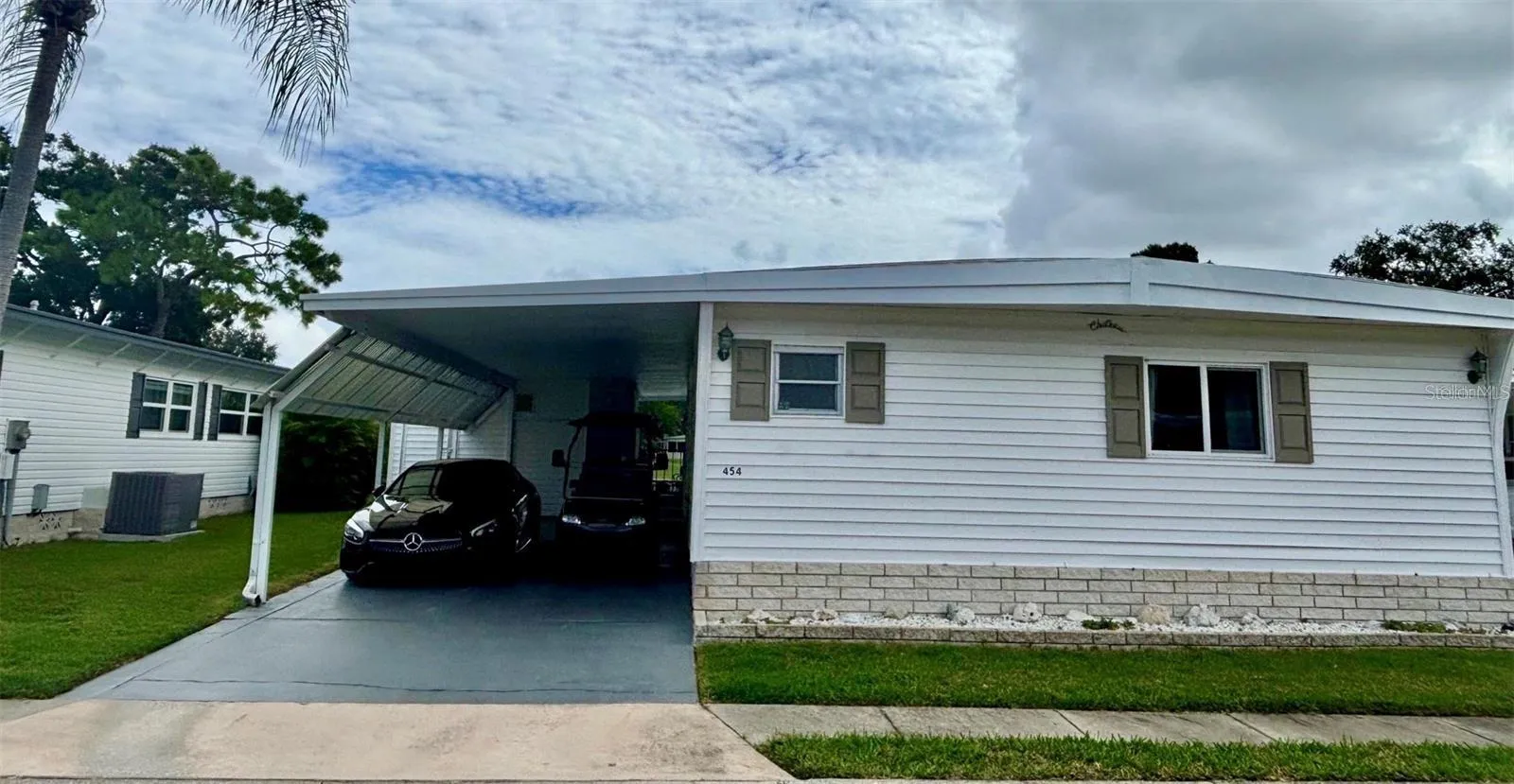 Front of Home with Oversized driveway