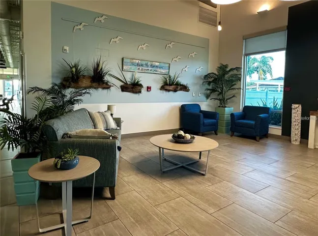 Club house lobby