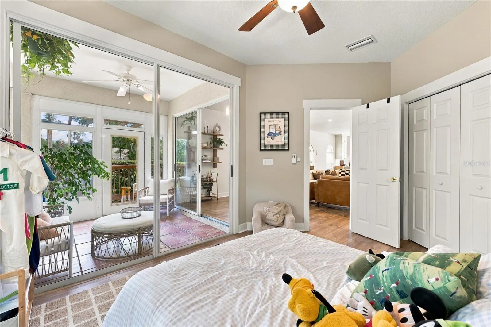 Bedroom 2 - Facing Covered Rear Porch