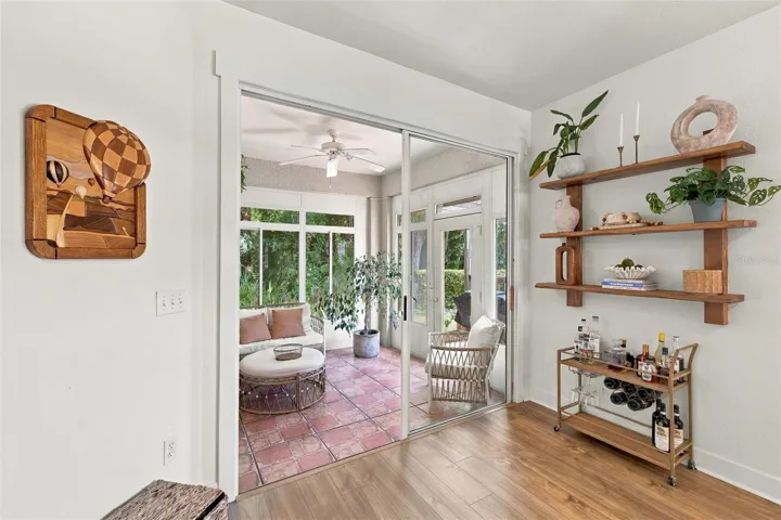 Entrance to Rear Porch