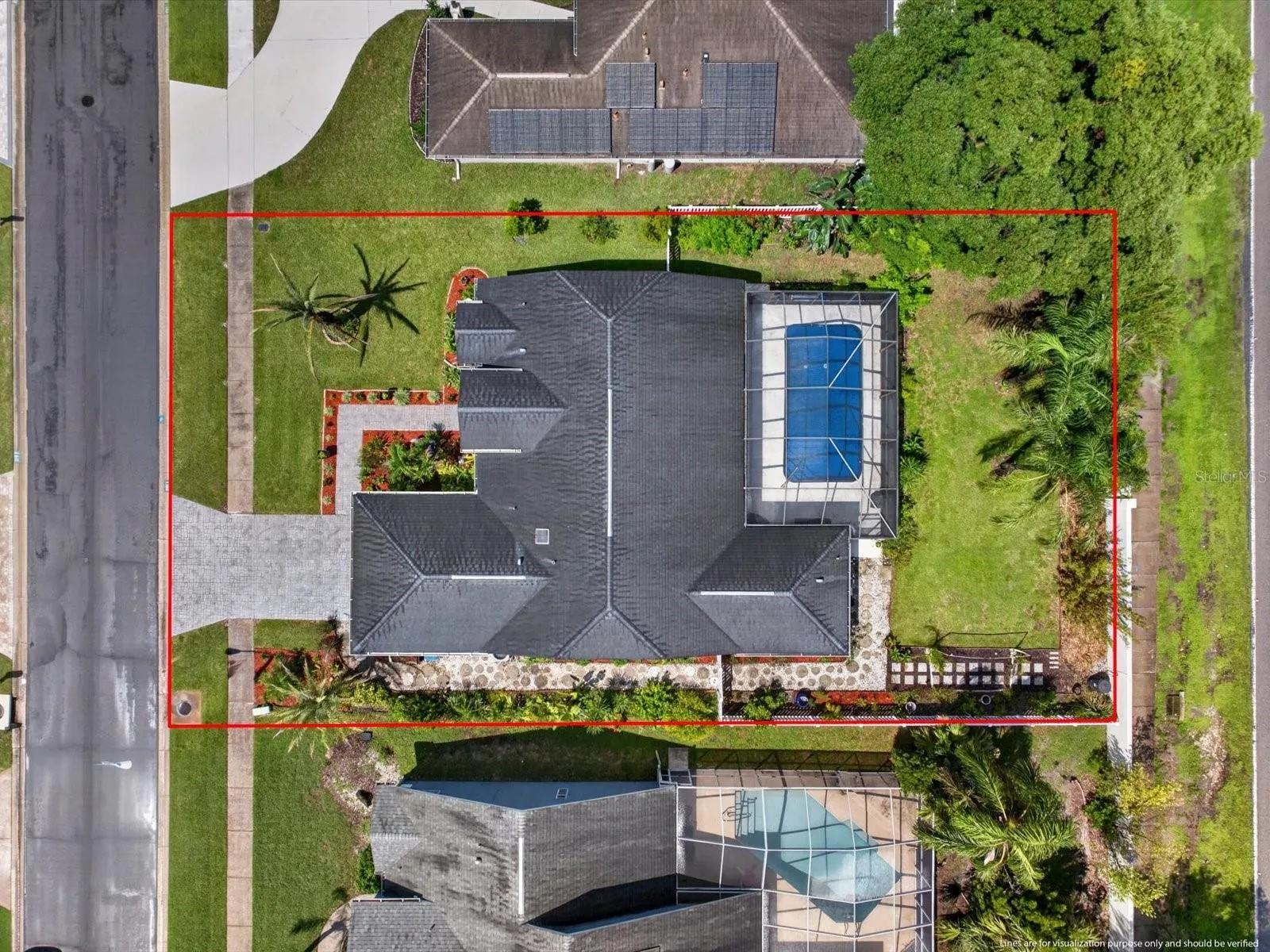 Lot Aerial View