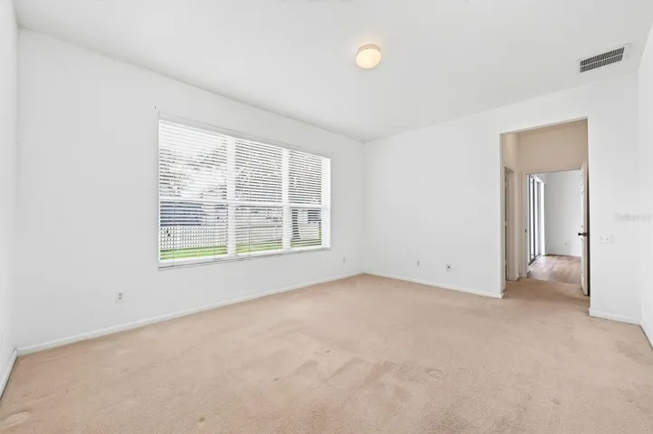 Light, bright spacious primary suite.