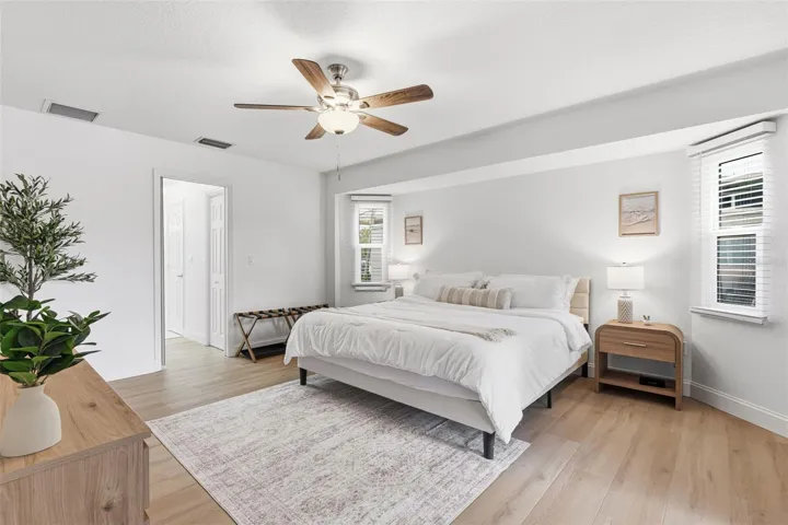 Large primary bedroom