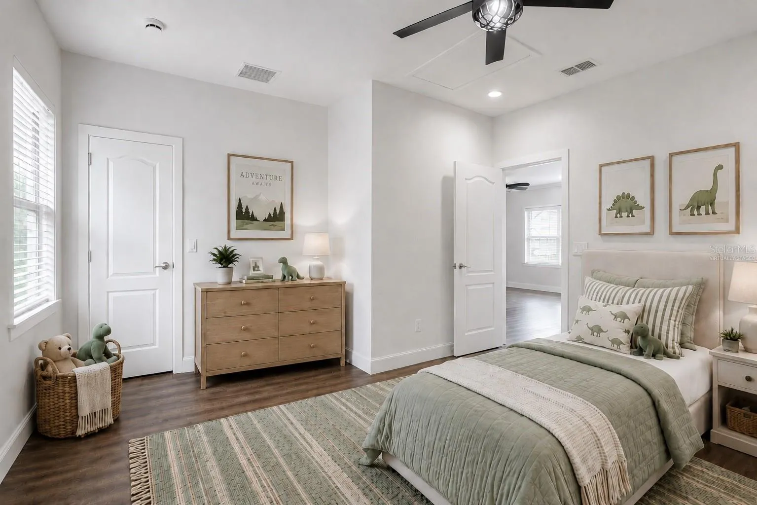 Virtually Staged Bedroom 2