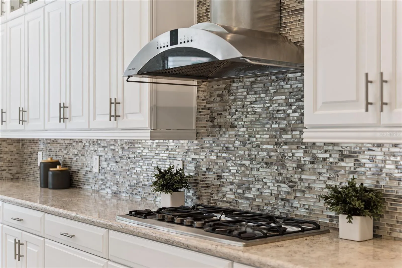 Monogram Gas Cooktop and Hood