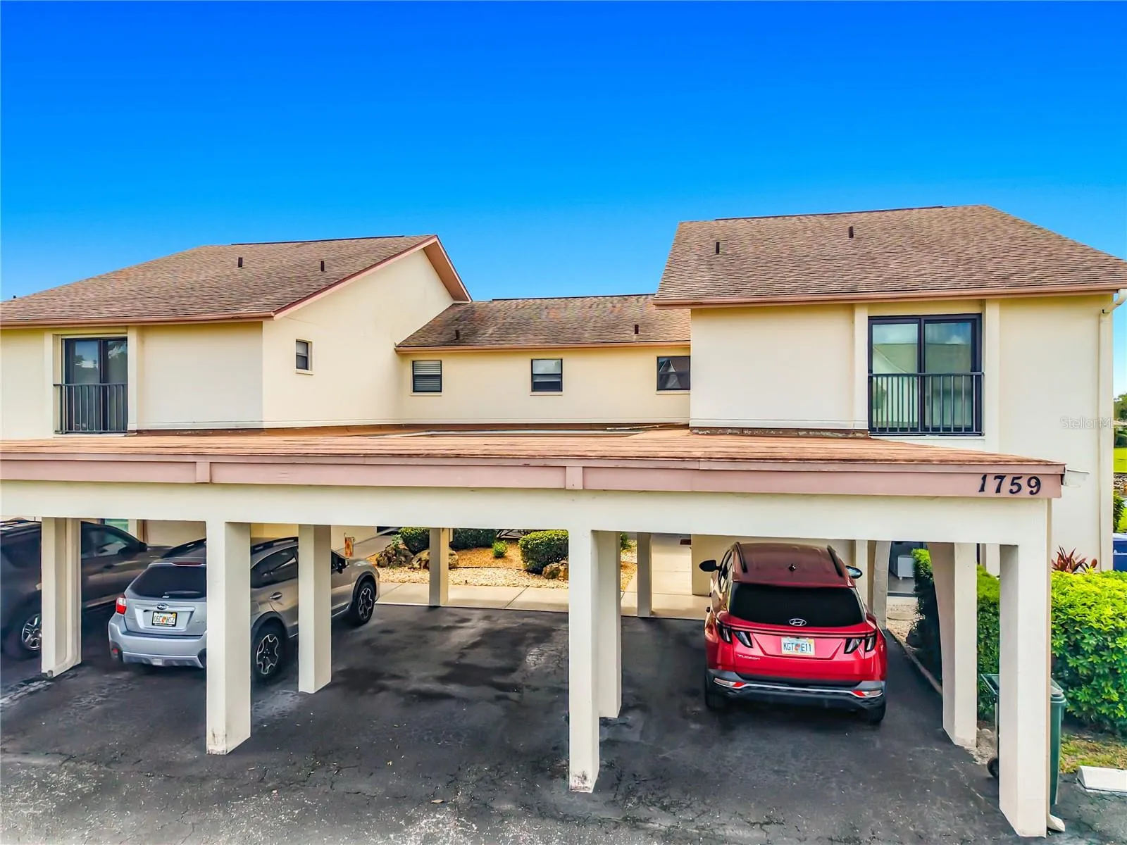 dedicated carport space all the way to the right