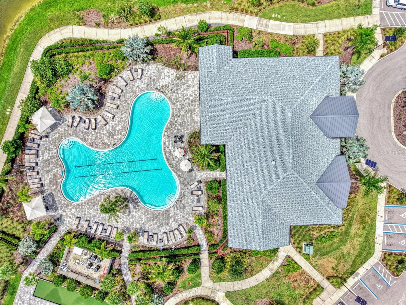 ARIEL OF POOL/CLUB HOUSE