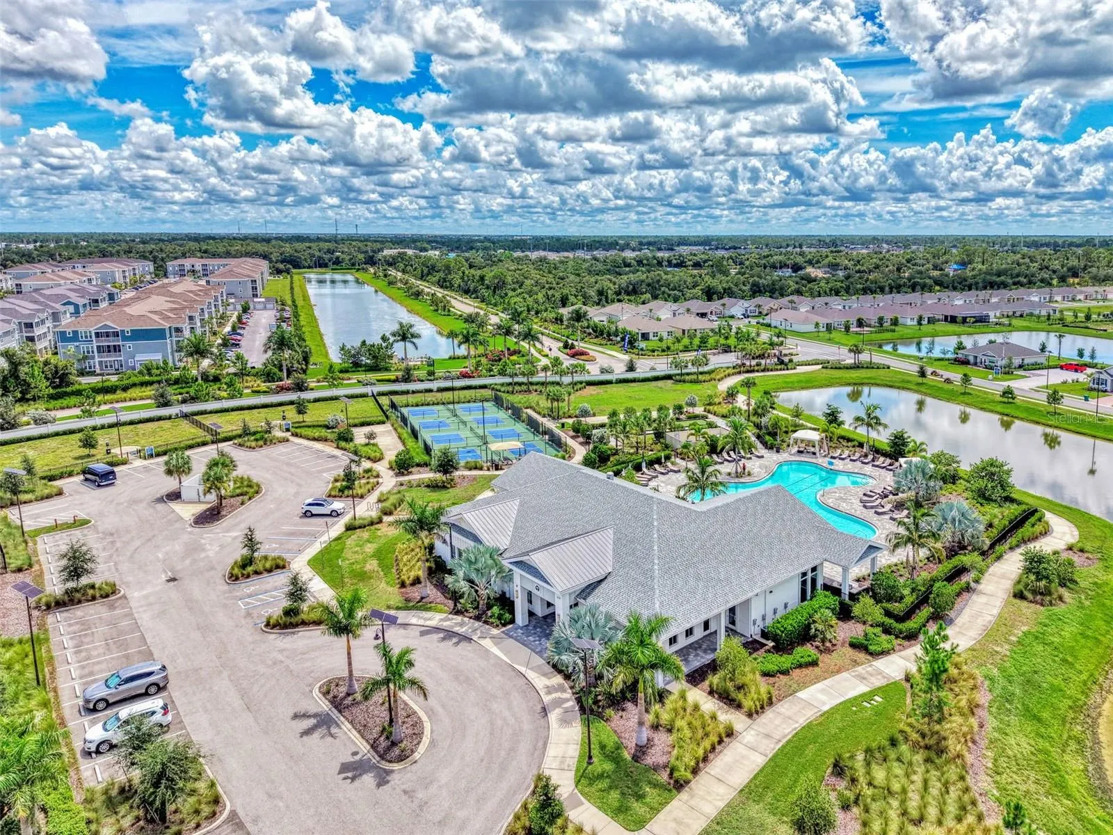 ARIEL VIEW OF CLUB HOUE