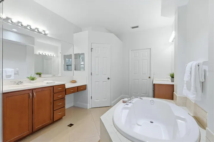 Primary Bathroom with Walk-in Closet
