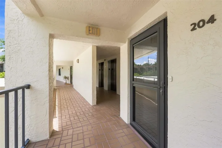 First unit after exiting the elevator