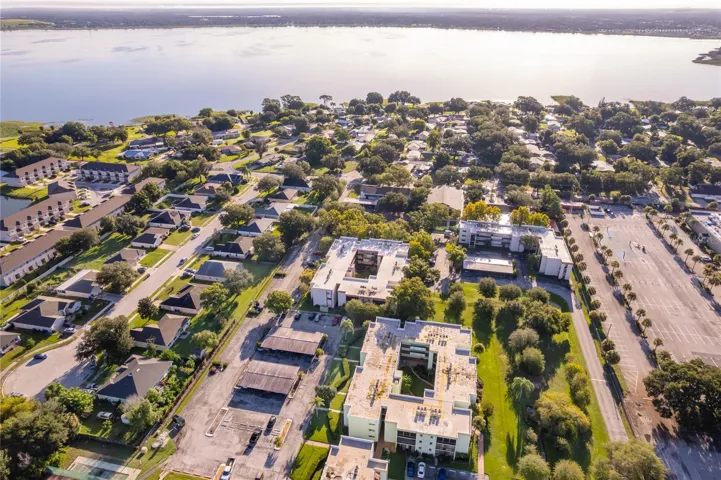 Aerial View of Community and Lake